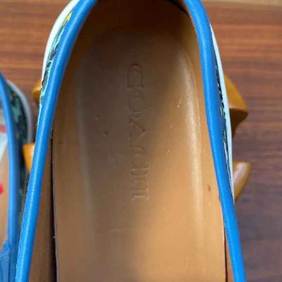 Coach Floral Pattern Slip-on Sneakers - Size 9 - Picture 7 of 14